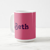 Tasse Beth (Vorderseite Links)
