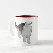 Tasse - betroffene Katze (Vorderseite Links)