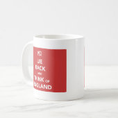 Tasse - Bett (Vorderseite Links)