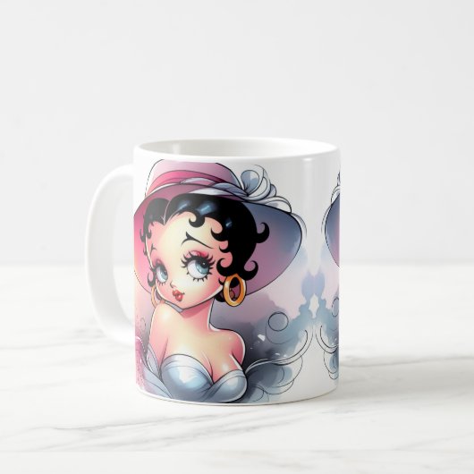 Tasse betty Boop (Vorderseite Links)