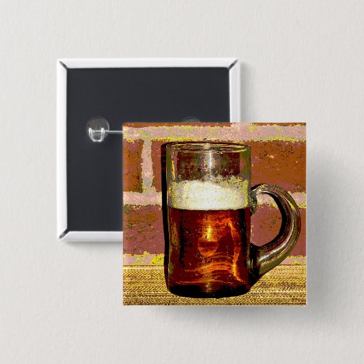 Tasse Bier Button (Vorne & Hinten)