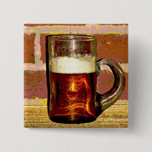 Tasse Bier Button (Vorderseite)