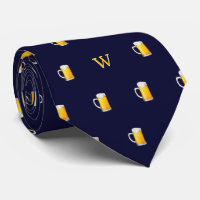 Tasse Bier Cider Drinker Monogram Blue