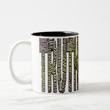 Tasse Big Truth Kleine Lies Funny Text Joke