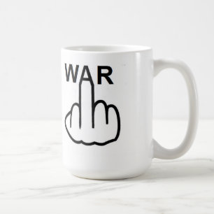 Tasse Bird Drehe Krieg ist schrecklich