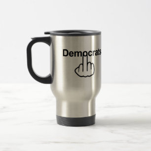 Tasse Bird Drehend Demokraten Drehte