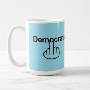 Tasse Bird Drehend Demokraten Drehte