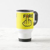 Tasse Bird Drehend Feuer Gedreht (VorderseiteRechts)