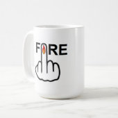 Tasse Bird Drehend Feuer Gedreht (Vorderseite Links)