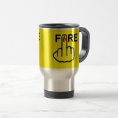 Tasse Bird Drehend Feuer Gedreht (VorderseiteRechts)