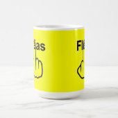 Tasse Bird Drehend Flöhe Gedreht (Mittel)