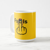 Tasse Bird Drehend Fools Gedreht (Vorderseite Links)