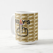 Tasse Bird Drehend Geburtstage Gedreht (Vorderseite Links)