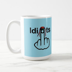 Tasse Bird Drehend Idioten Gedreht