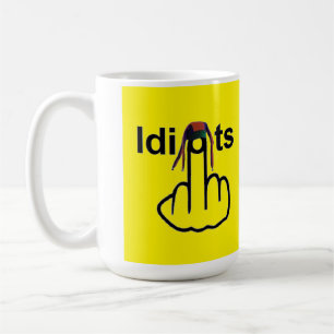 Tasse Bird Drehend Idioten Gedreht
