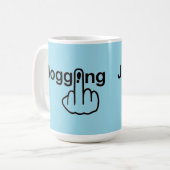 Tasse Bird Drehend Joggen Gedreht (Vorderseite Links)