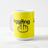 Tasse Bird Drehend Joggen Gedreht (Vorderseite Links)