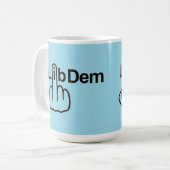Tasse Bird Drehend Lib Dem Dreh (Vorderseite Links)