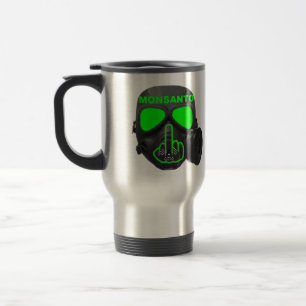 Tasse Bird Drehend Monsanto Gasmaske Gedreht