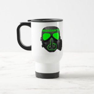 Tasse Bird Drehend Monsanto Gasmaske Gedreht