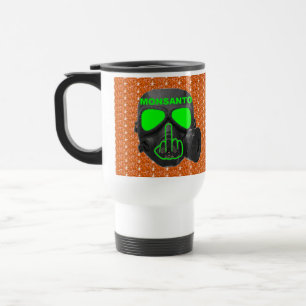 Tasse Bird Drehend Monsanto Gasmaske Gedreht