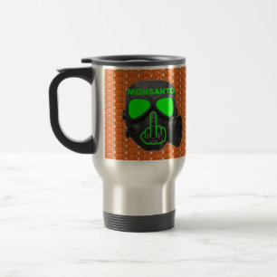 Tasse Bird Drehend Monsanto Gasmaske Gedreht