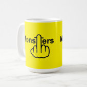 Tasse Bird Drehend Monster Gedreht (Vorderseite Links)