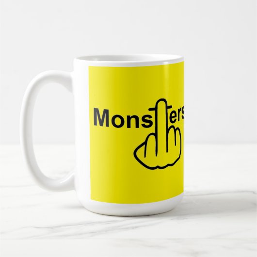 Tasse Bird Drehend Monster Gedreht (Links)
