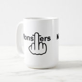 Tasse Bird Drehend Monster Gedreht (Vorderseite Links)