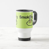 Tasse Bird Drehend Rauchen Gedreht (VorderseiteRechts)