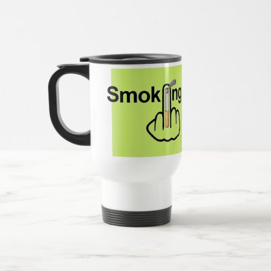 Tasse Bird Drehend Rauchen Gedreht (Links)