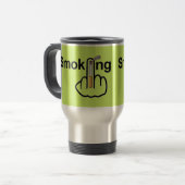 Tasse Bird Drehend Rauchen Gedreht (Vorderseite Links)