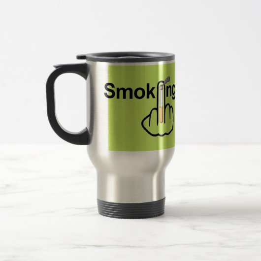 Tasse Bird Drehend Rauchen Gedreht (Links)