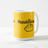 Tasse Bird Drehend Republikaner Drehe (VorderseiteRechts)