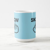 Tasse Bird Drehend Schnee Gedreht (Mittel)