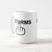 Tasse Bird Drehend Stürme Gedreht (Vorderseite Links)