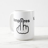 Tasse Bird Drehend Vampire Gedreht (Vorderseite Links)