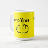 Tasse Bird Drehend Vampire Gedreht (Vorderseite Links)