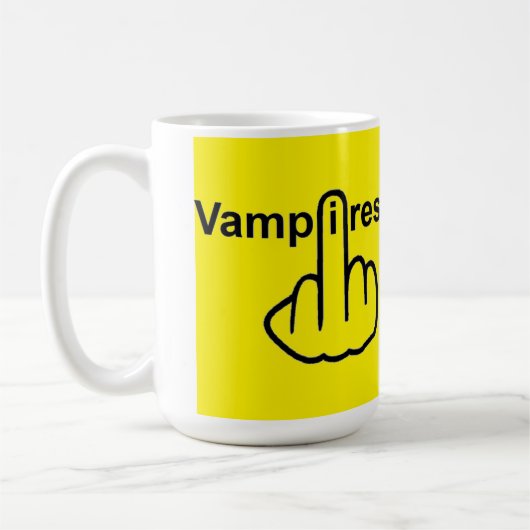 Tasse Bird Drehend Vampire Gedreht (Links)