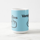 Tasse Bird Drehend Vampire Gedreht (Mittel)