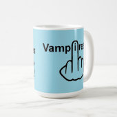 Tasse Bird Drehend Vampire Gedreht (VorderseiteRechts)
