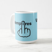 Tasse Bird Drehend Vampire Gedreht (Vorderseite Links)