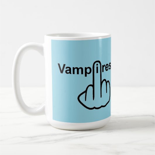Tasse Bird Drehend Vampire Gedreht (Links)