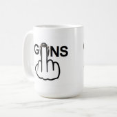Tasse Bird Drehend Waffen Gedreht (Vorderseite Links)
