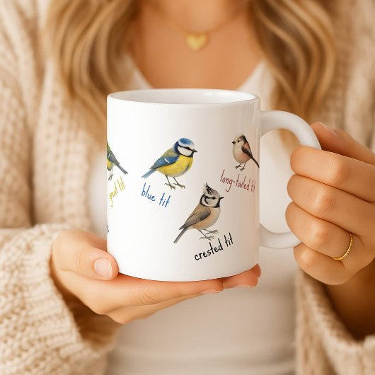 Tasse Bird - Garden Birds Wasserfarbe Kaffeebecher