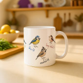 Tasse Bird - Garden Birds Wasserfarbe Kaffeebecher