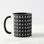 Tasse - Black 3d Diamonds (Links)
