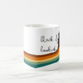 Tasse "Black & Bookish Curly Hair" (Mittel)
