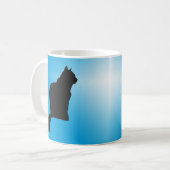 Tasse - Black Cat Silhouette und Star (Vorderseite Links)