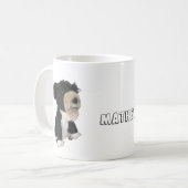 Tasse - Black Dog Doll mit Name (Vorderseite Links)